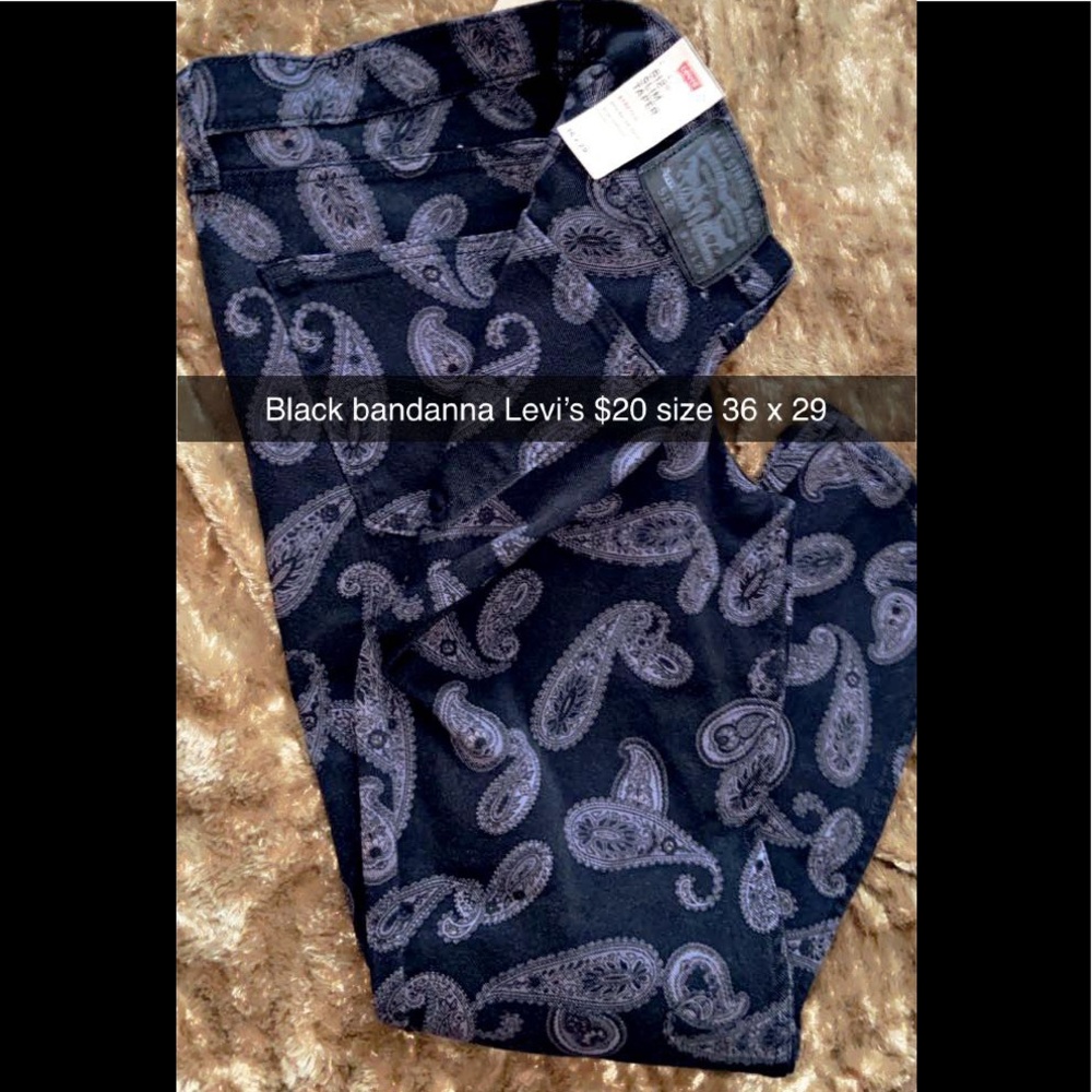 Black bandanna Levi’s